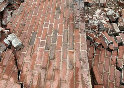 Rebuild of Historic Wall Misselwood Hall Endicott College