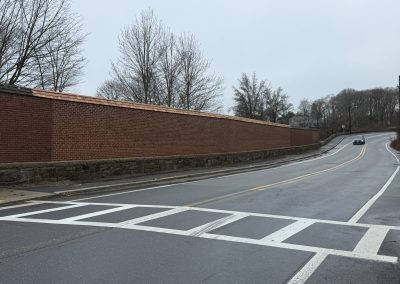 Rebuild of Historic Wall Misselwood Hall Endicott College